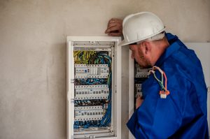 Electrician Performing Upgrades